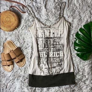 🌺 primevil tank graphic tank size M.